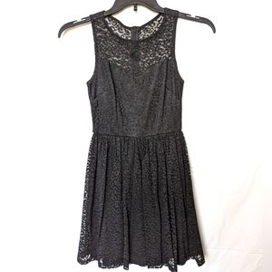 Leopard lace dress